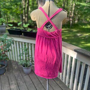 Mossimo Supply Co. Women's L Criss-Cross Back Pink Dress